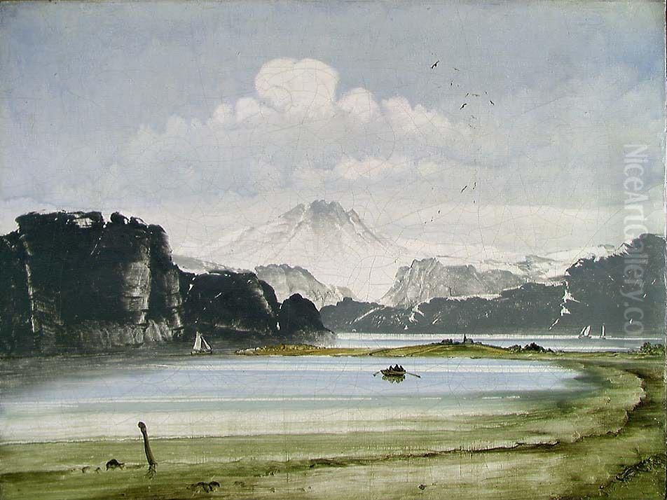 Coastal Landscape Oil Painting by Peder Balke