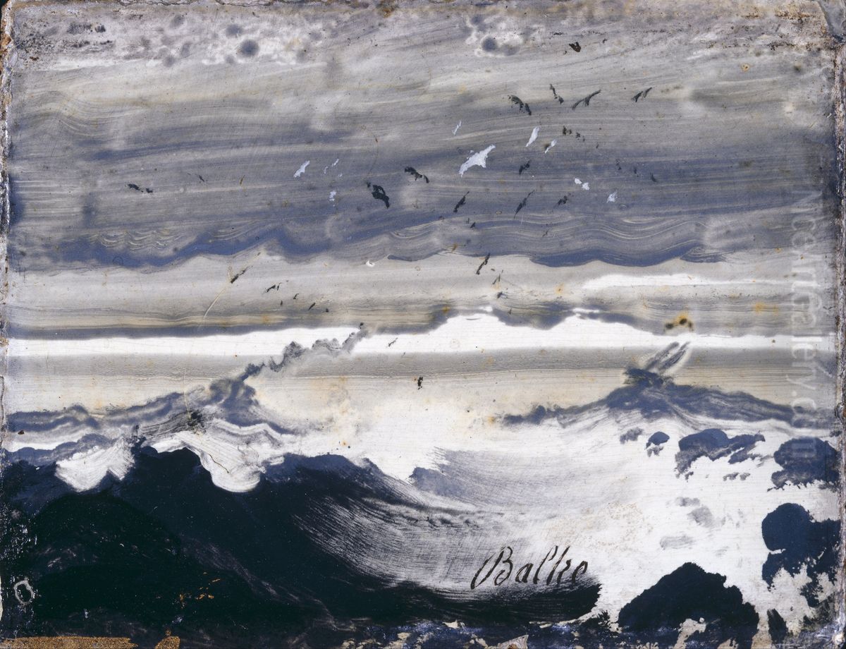 Stormy Sea Oil Painting by Peder Balke