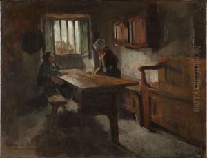 Farm Interior from Rochefort-en-terre, Brittany