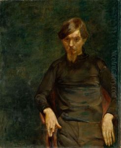 Portraet af den svenske maler Ivar Arsenius