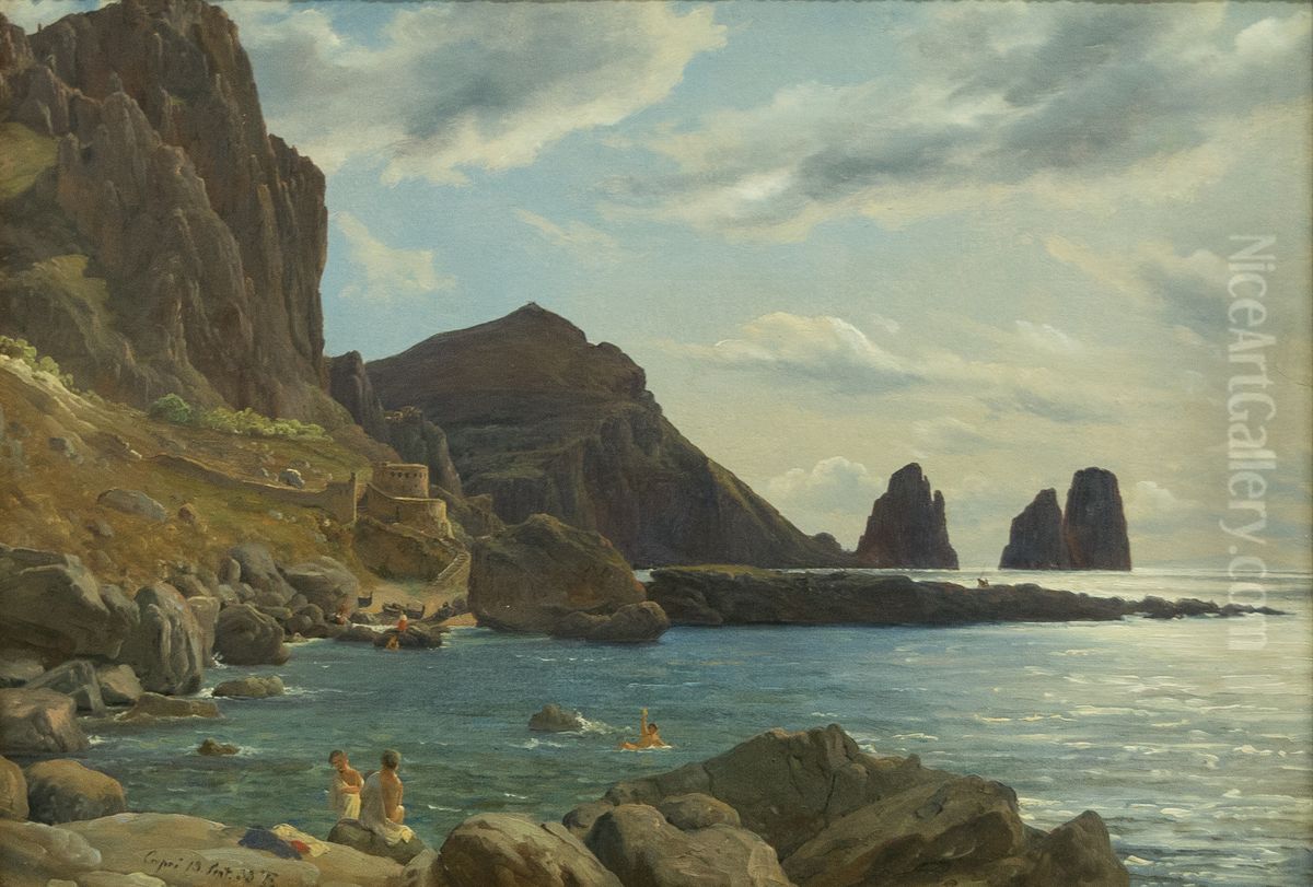 From Capri Oil Painting by Thomas Fearnley
