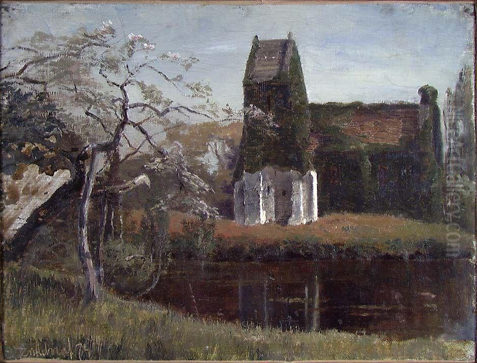 From Criqueboeuf in Normandy Oil Painting by Frederik Collett
