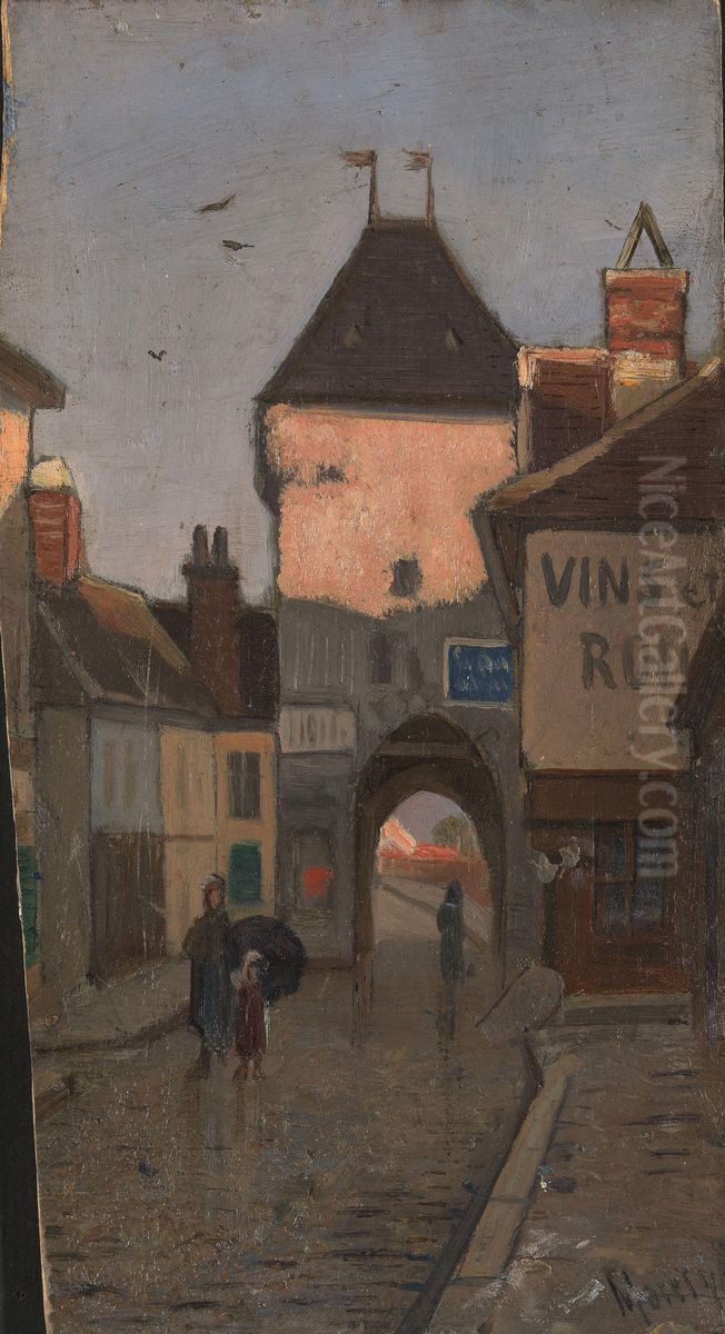 From Moret-sur-Loing Oil Painting by Frederik Collett
