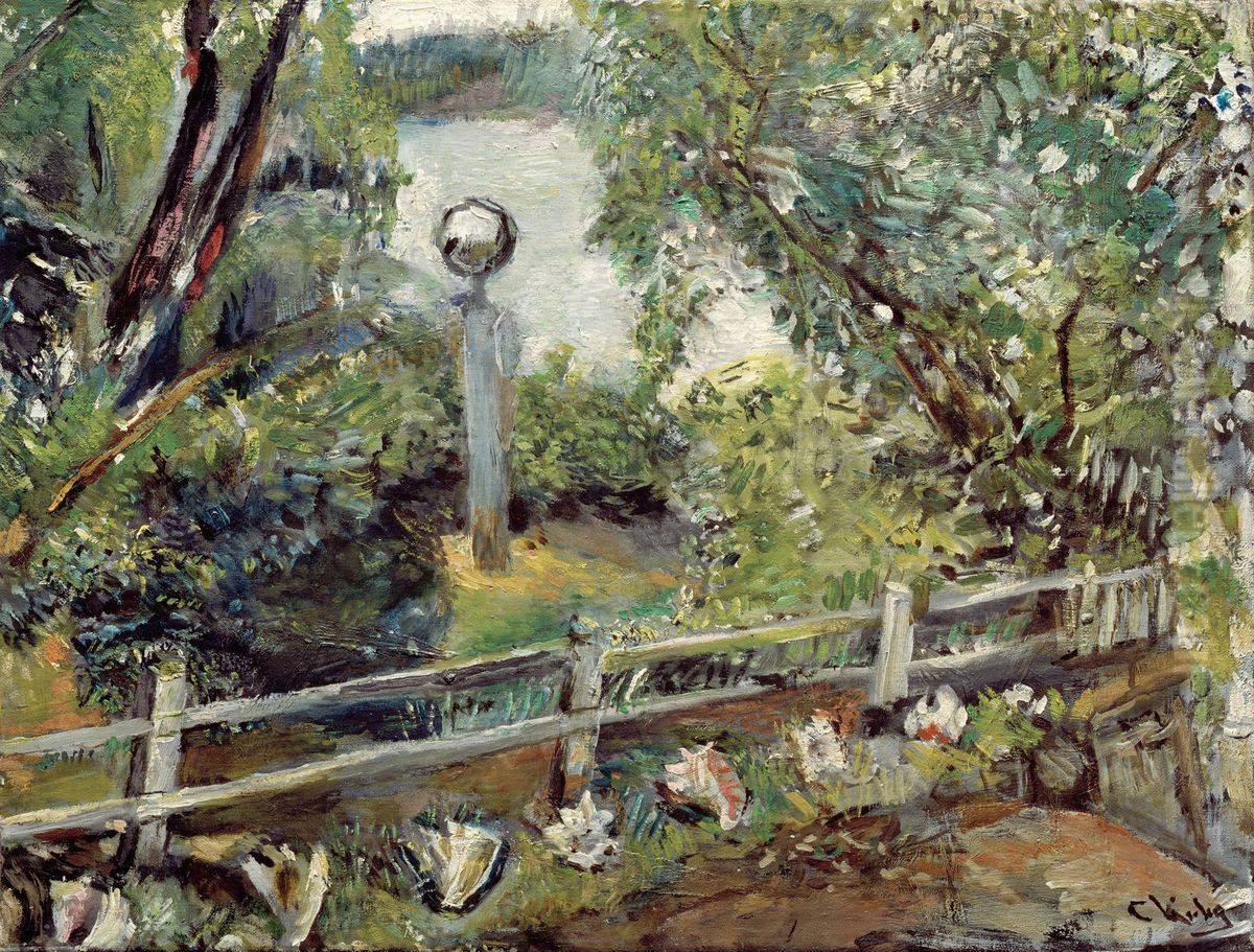 Haven med glasskulen Oil Painting by Christian Krohg