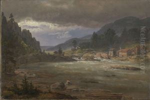 Hellefossen near Hokksund