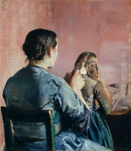 Braiding her Hair