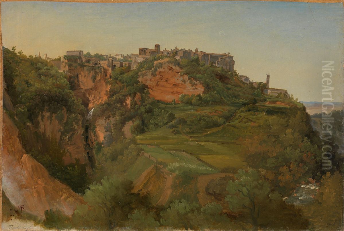 Painting Oil Painting by Gustaf Wilhelm Palm