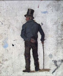 Man with Walking-stick