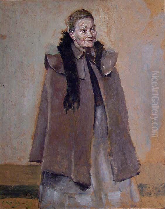 Sina Oil Painting by Christian Krohg