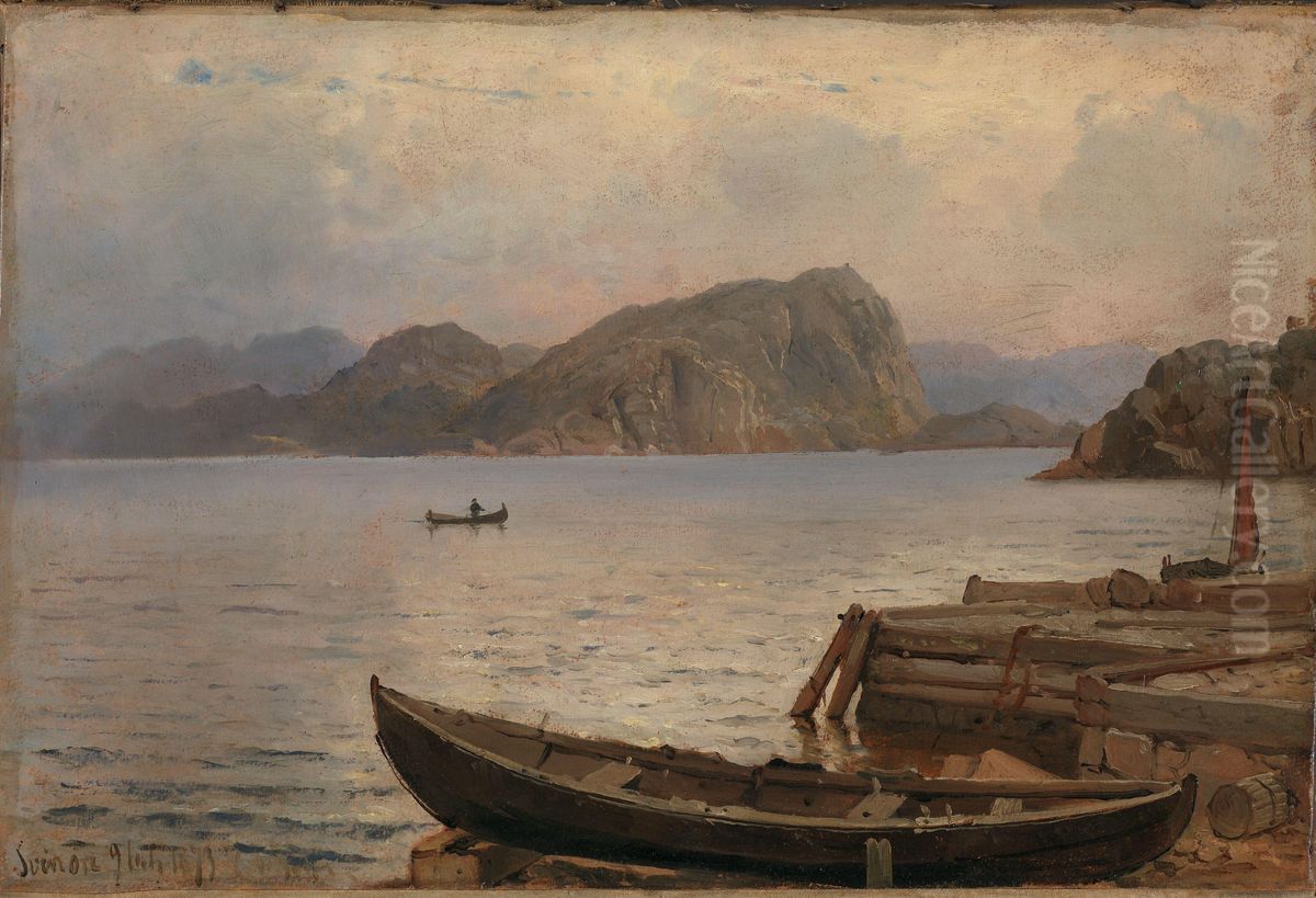 Painting Oil Painting by Carl Frederik Sorensen