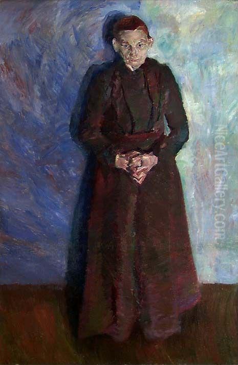 Tuberculosis Oil Painting by Ludvig Karsten
