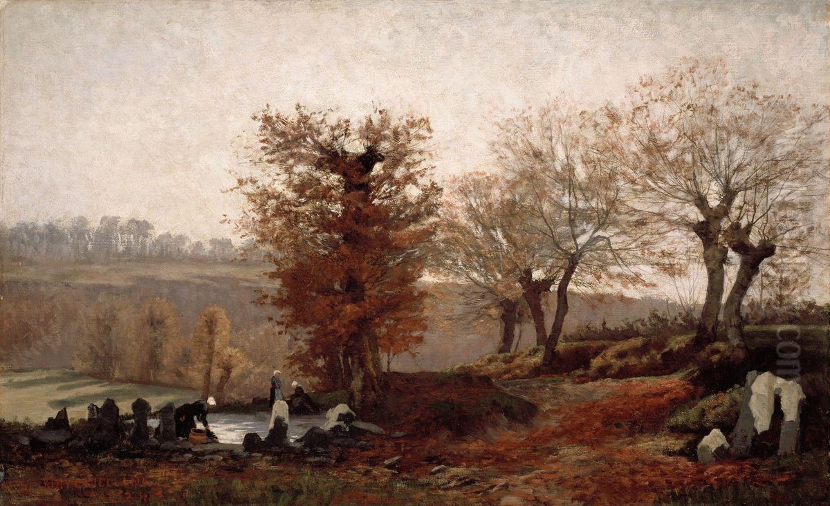 Painting Oil Painting by Kitty Lange Kielland