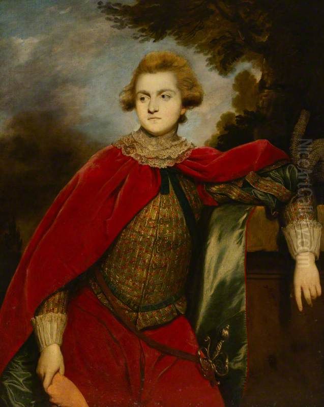 Lord Robert Spencer (1747-1831) Oil Painting by Of Sir Joshua Reynolds