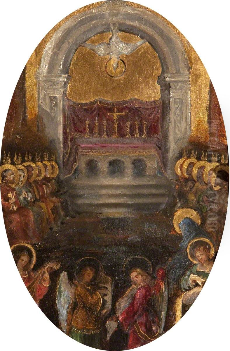 Pentecost Oil Painting by Rebecca Dulcibella Orpen