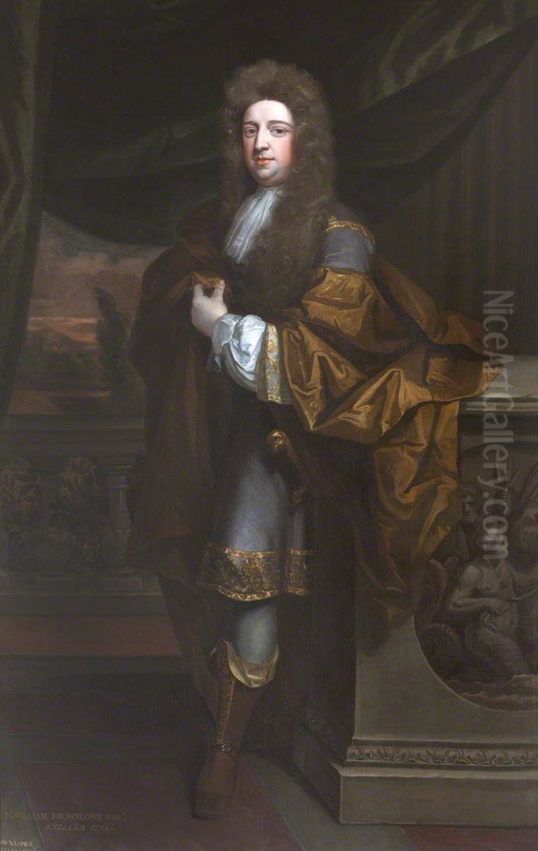 Sir William Brownlow, 4th Bt (1665-1702) Oil Painting by Godfrey Kneller