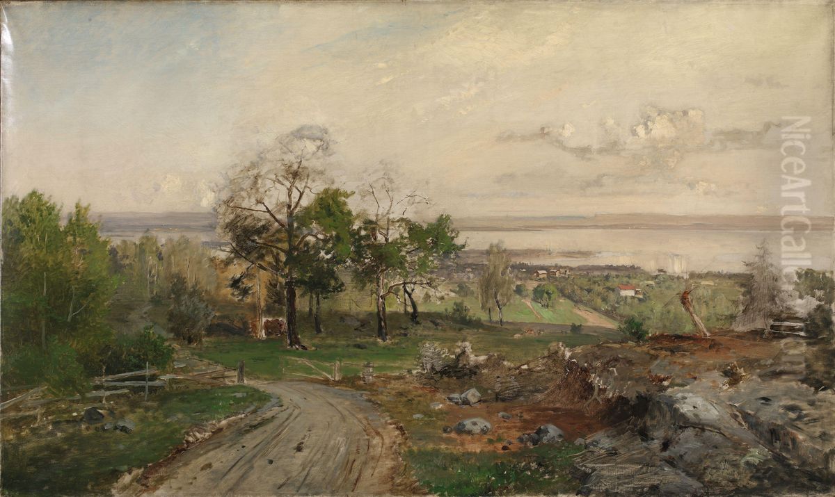 From Vestre Aker Oil Painting by Christian Wexelsen