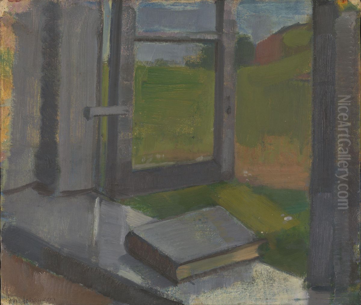 The Window Oil Painting by Johan Johansson