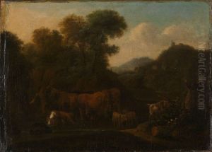 Mountain Landscape with Shepherd