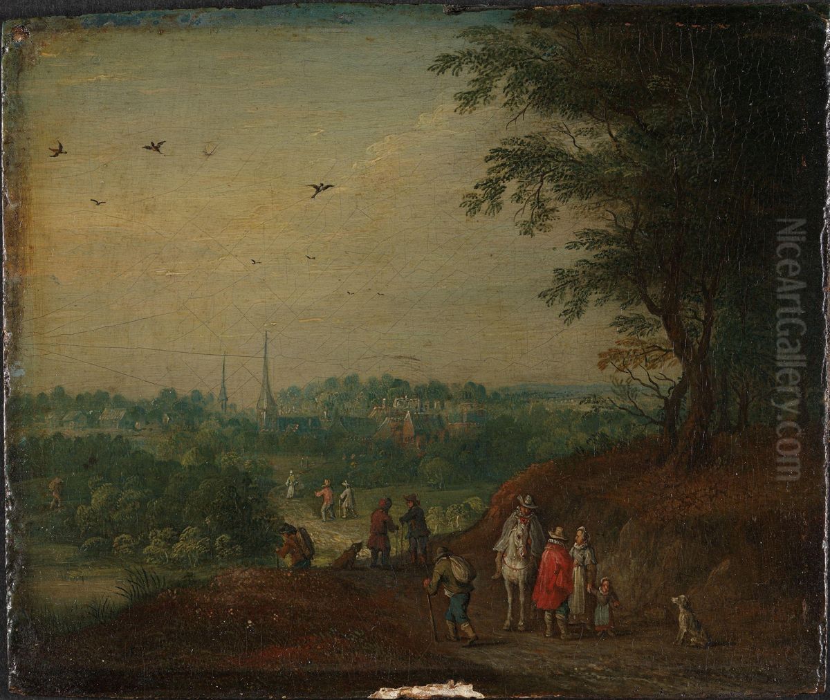 Summerlandscape Oil Painting by Peeter Gijsels