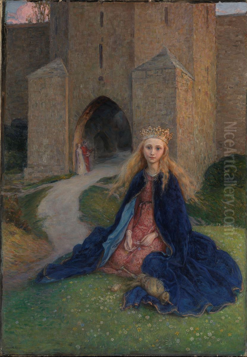 The Princess Oil Painting by Hanna Hirsch-Pauli
