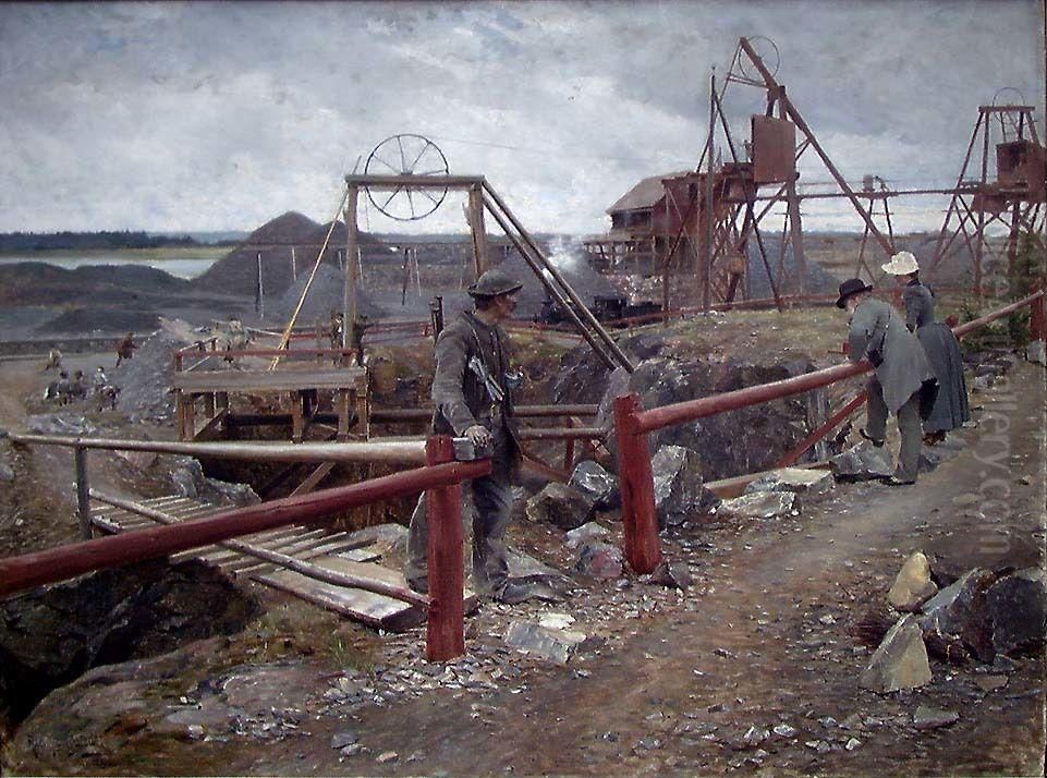 Painting Oil Painting by Axel Jungstedt