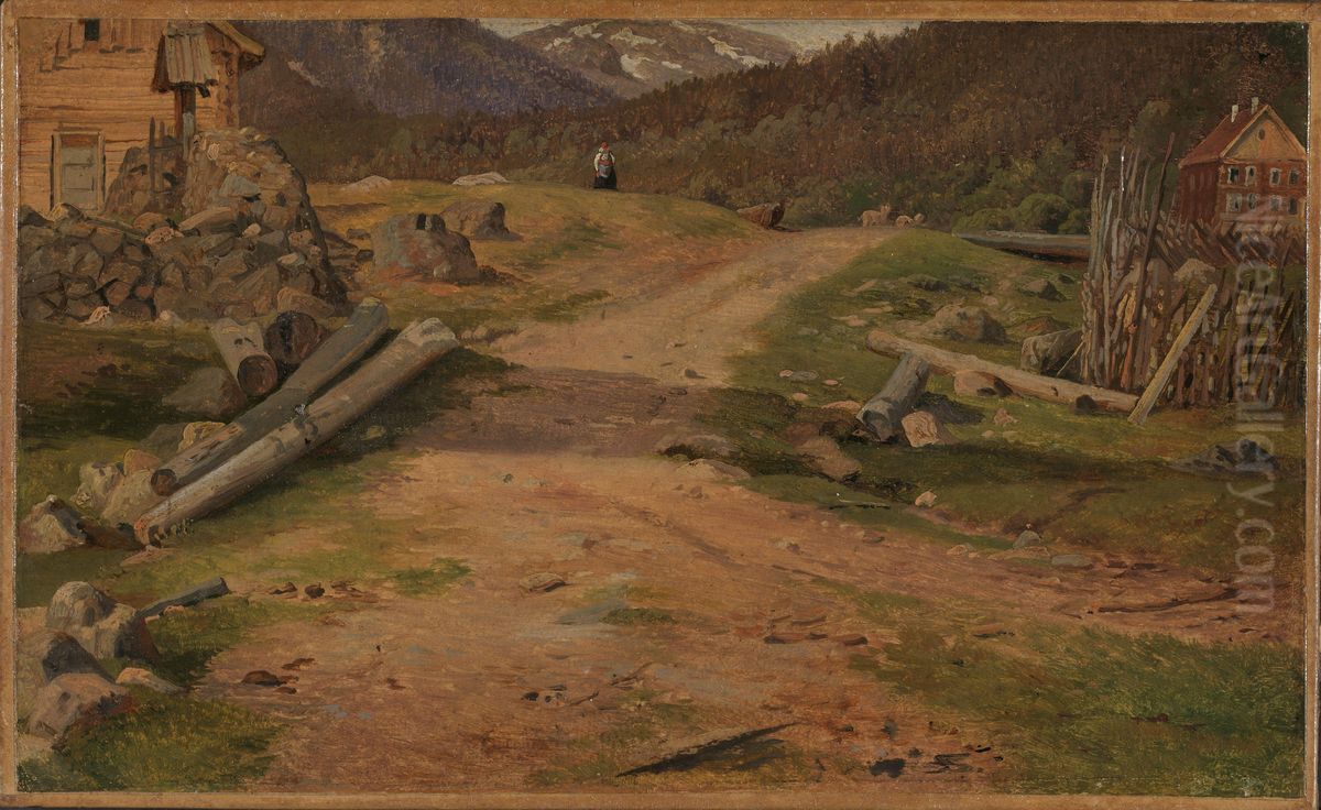Painting Oil Painting by Louis Gurlitt