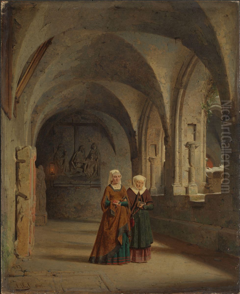 Painting Oil Painting by Adolf Seel