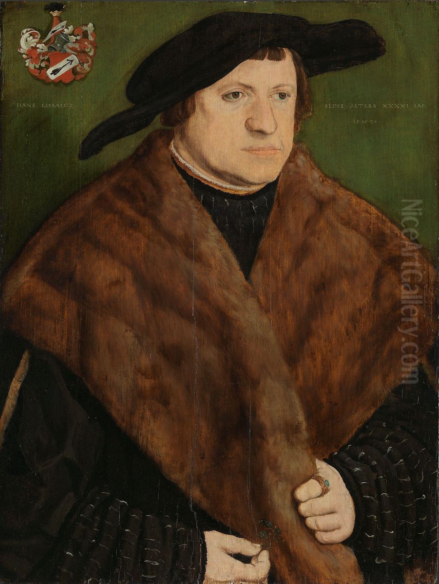 Portrait of Hans Lissalcz Oil Painting by Barthel Beham