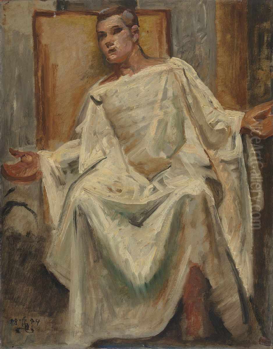 Painting Oil Painting by Kristian Zahrtmann