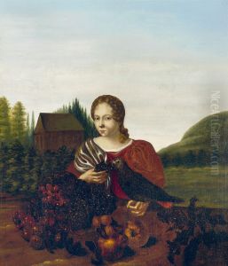 Portrait of a woman, probably a self-portrait