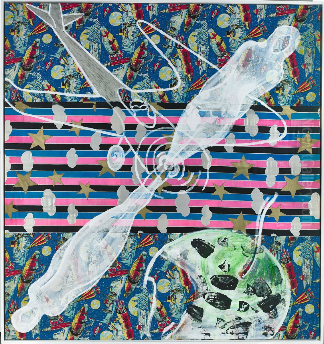 Propellerfrau Oil Painting by Sigmar Polke