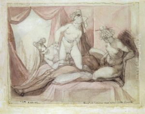 Symplegma of a Man with Three Women