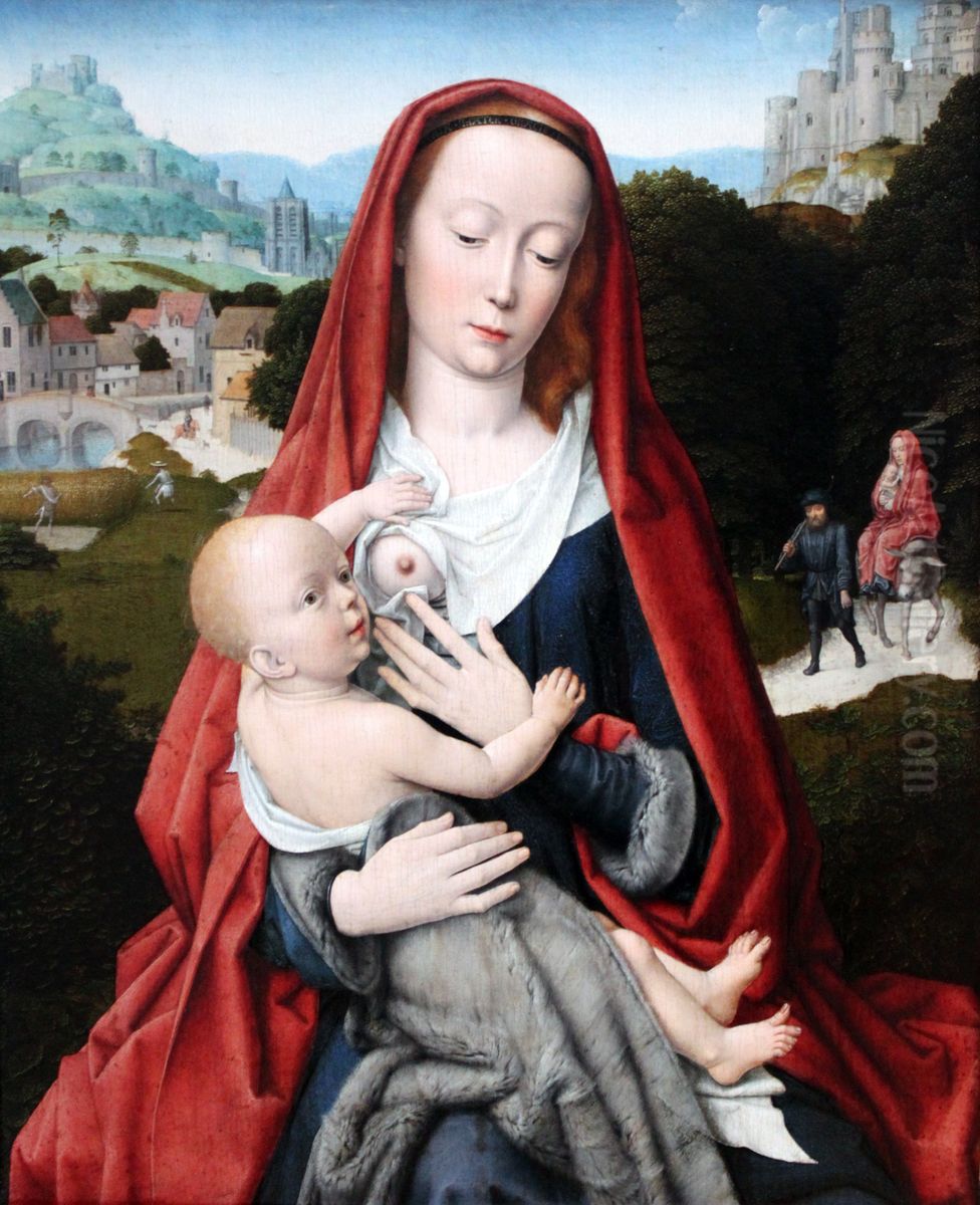 Maria mit dem Kind Oil Painting by Gerard David
