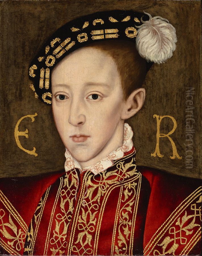 Portrait of Edward VI of England Oil Painting by William Scrots