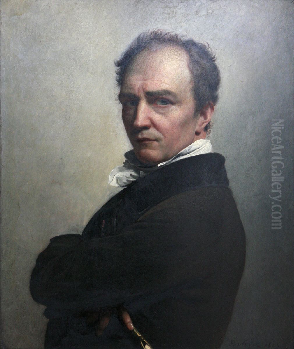 Self-portrait Oil Painting by Francois-Joseph Navez