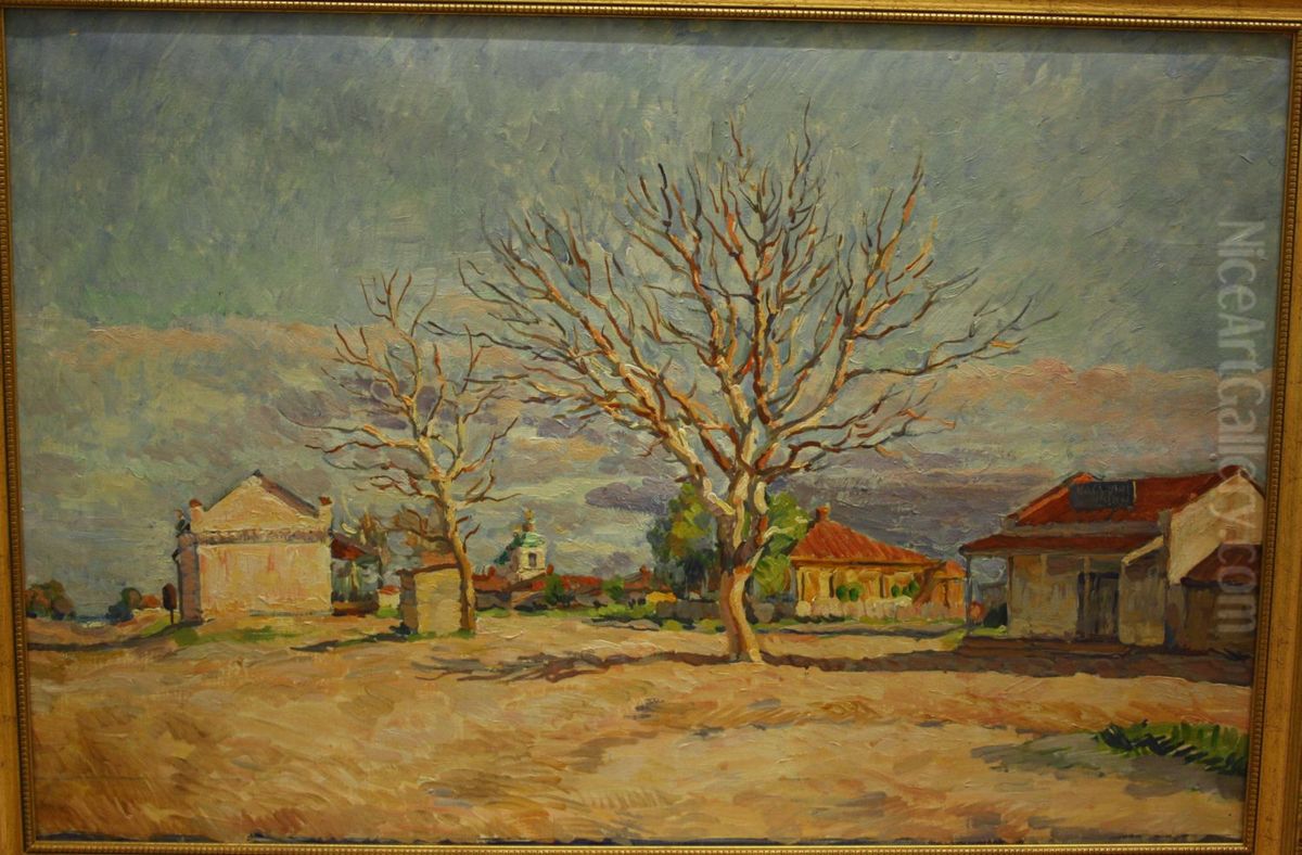 Mihhailovskaja staniitsa Oil Painting by Ilya Mashkov