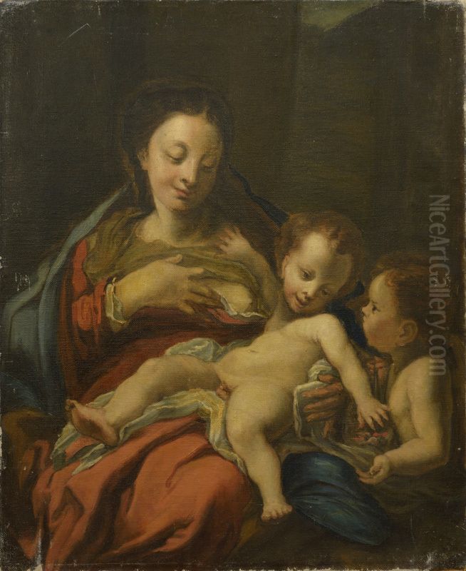 ,,Madonna Kristus - lapse ja ingliga