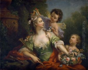 The Muse Euterpe (the nine muses, 1782)