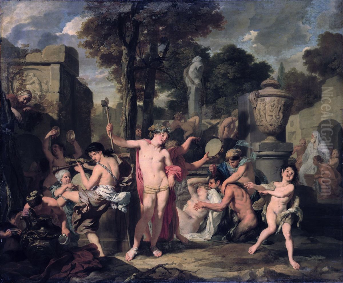 Het feest van Bacchus Oil Painting by Gerard de Lairesse