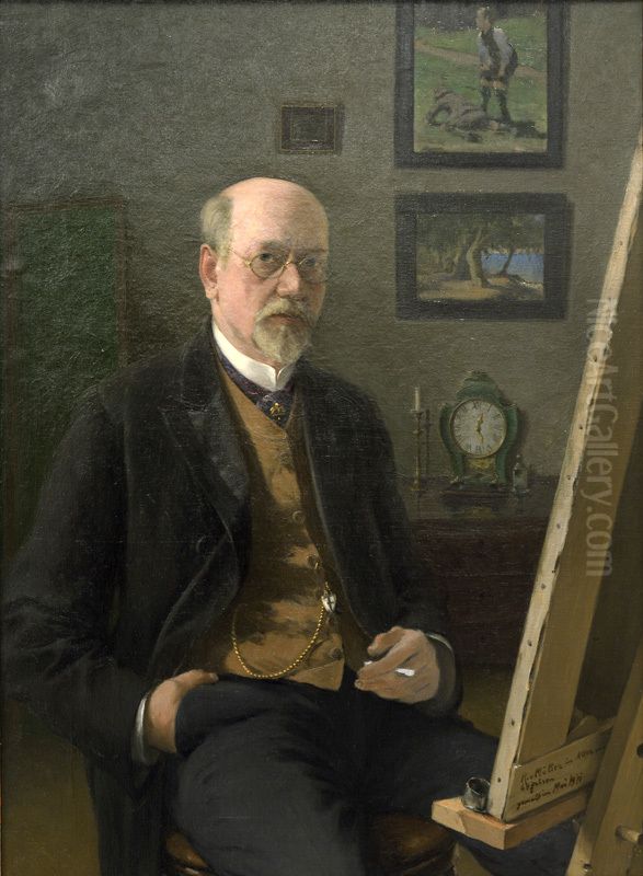 Reinhold von Moller Oil Painting by Reinhold von Moller
