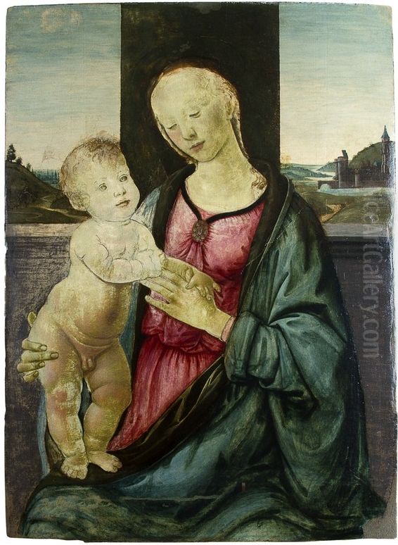Madonna of Camaldoli Oil Painting by Andrea Del Verrocchio