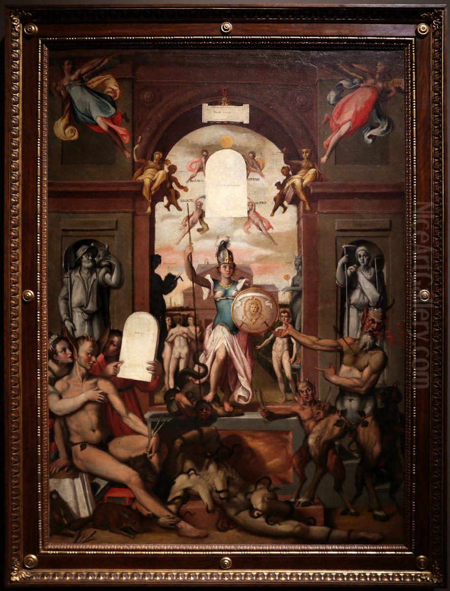 Porta Virtutis Oil Painting by Federico Zuccari