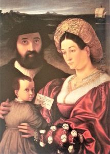 Family portrait of Giovannino of Bertolino Casotti
