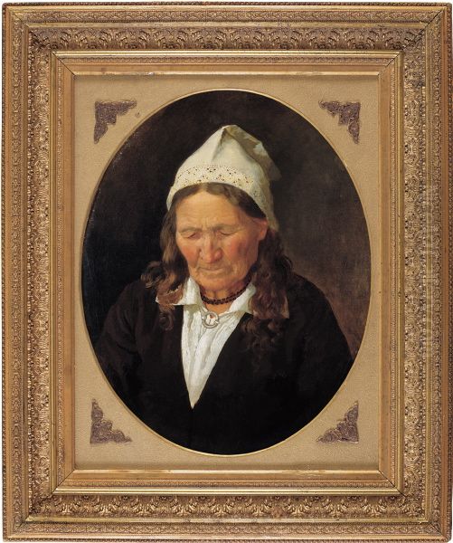 Ema portree Oil Painting by Johann Koler