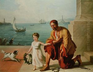 Allegorie de la liberation des esclaves d'Alger par Jerome Bonaparte
