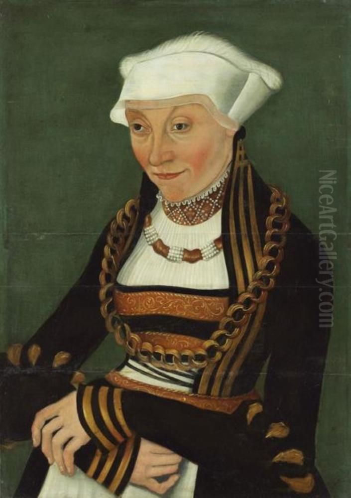 Portrait of a woman Oil Painting by Lucas Cranach the Elder