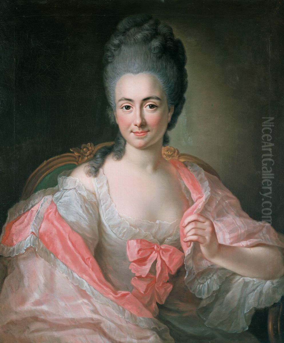 Maria Antonia von Branconi Oil Painting by Anna Rosina de Gasc