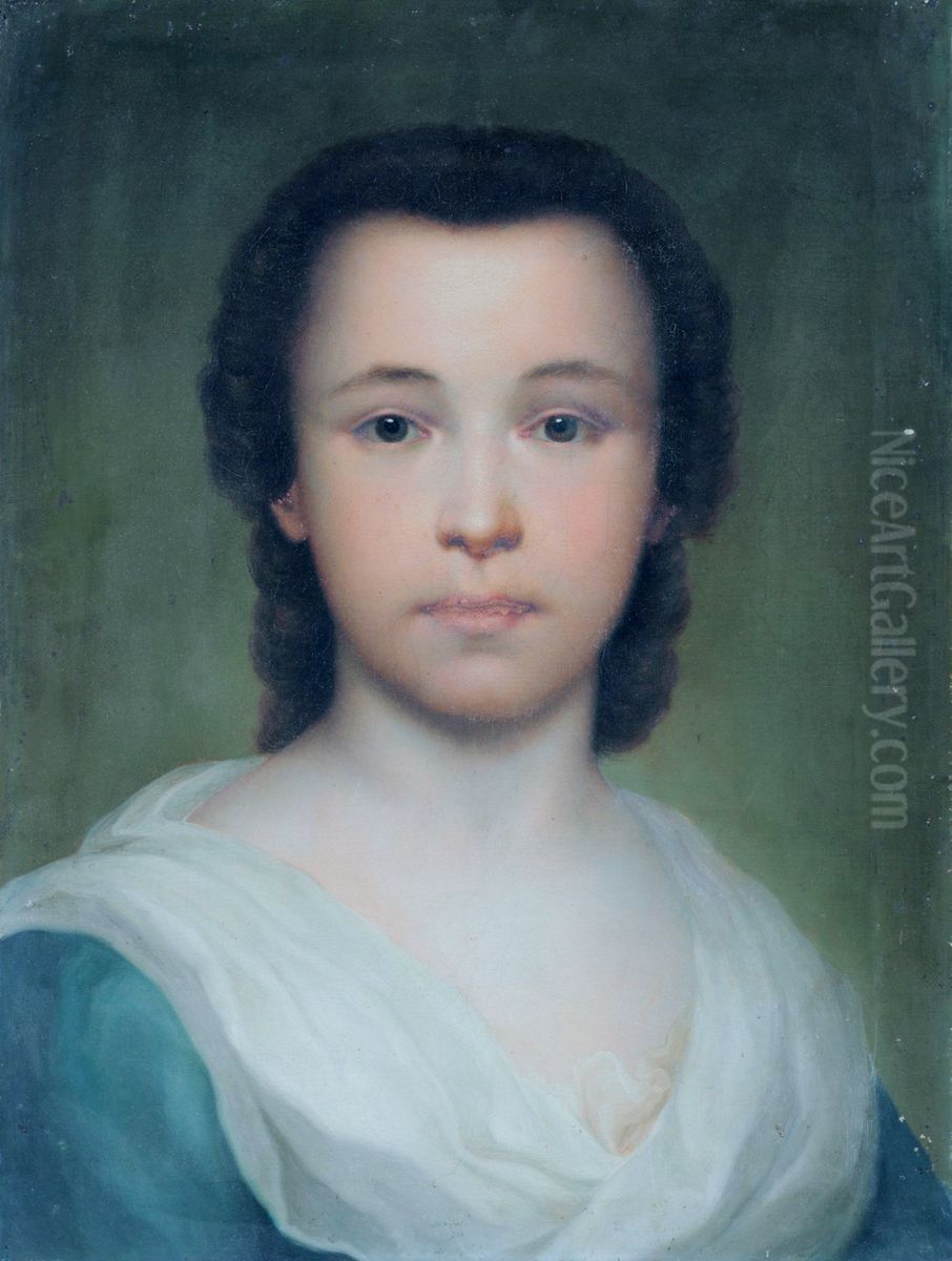Portrait of Juliane Charlotte Mengs Oil Painting by Theresa Concordia Mengs