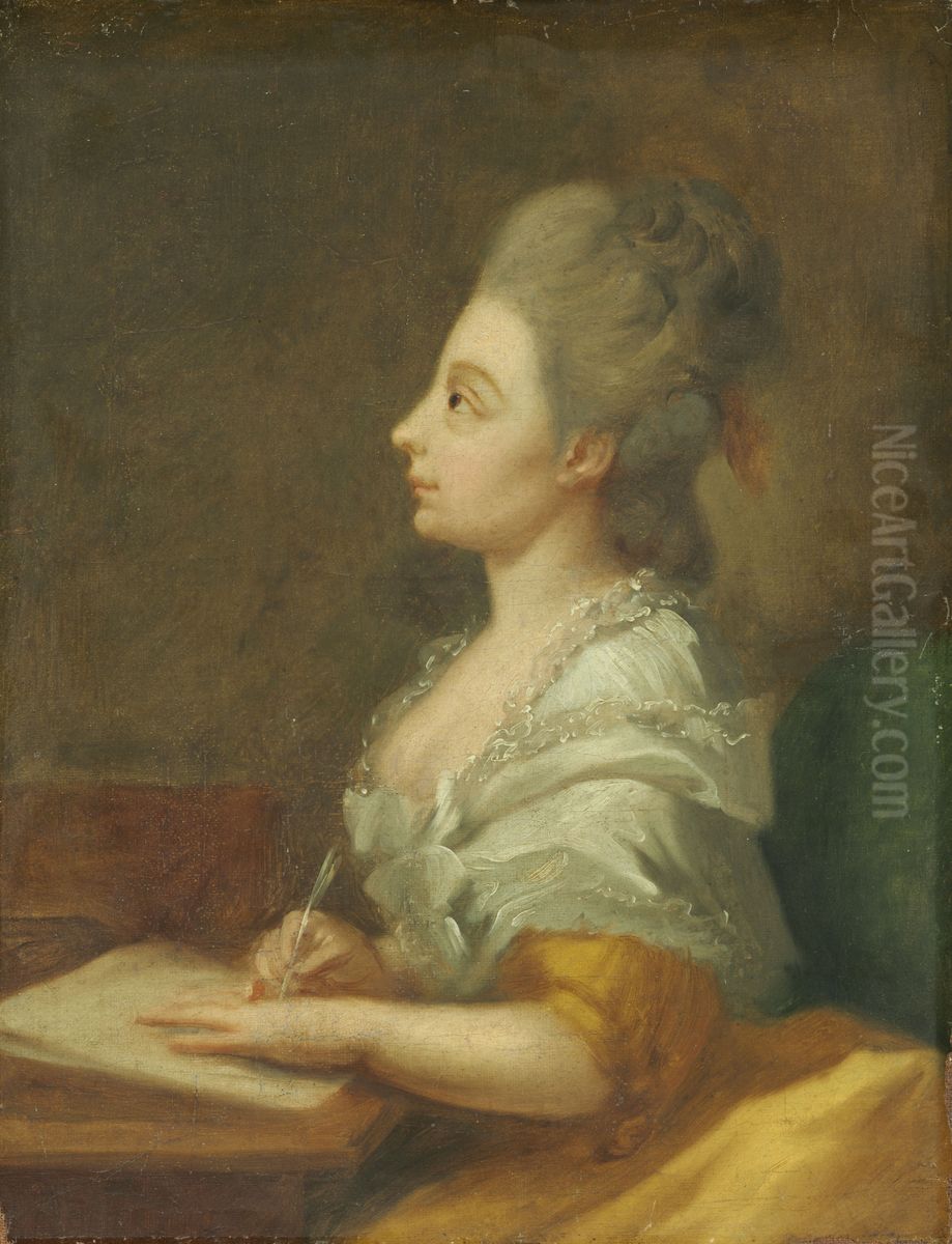 Wilhelmine Caroline Amalie Tischbein Oil Painting by Johann Heinrich Tischbein