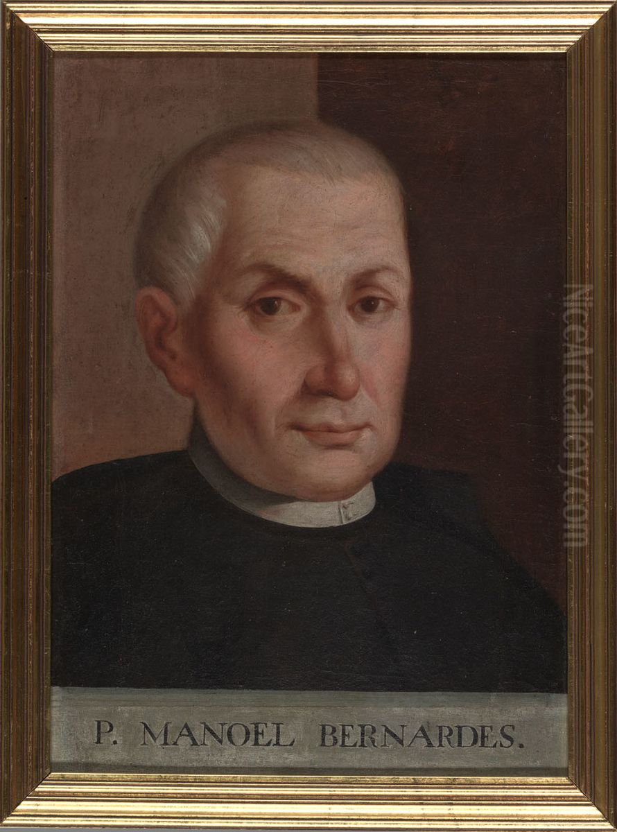 Retrato doPadre Manuel Bernardes Oil Painting by Portuguese painter